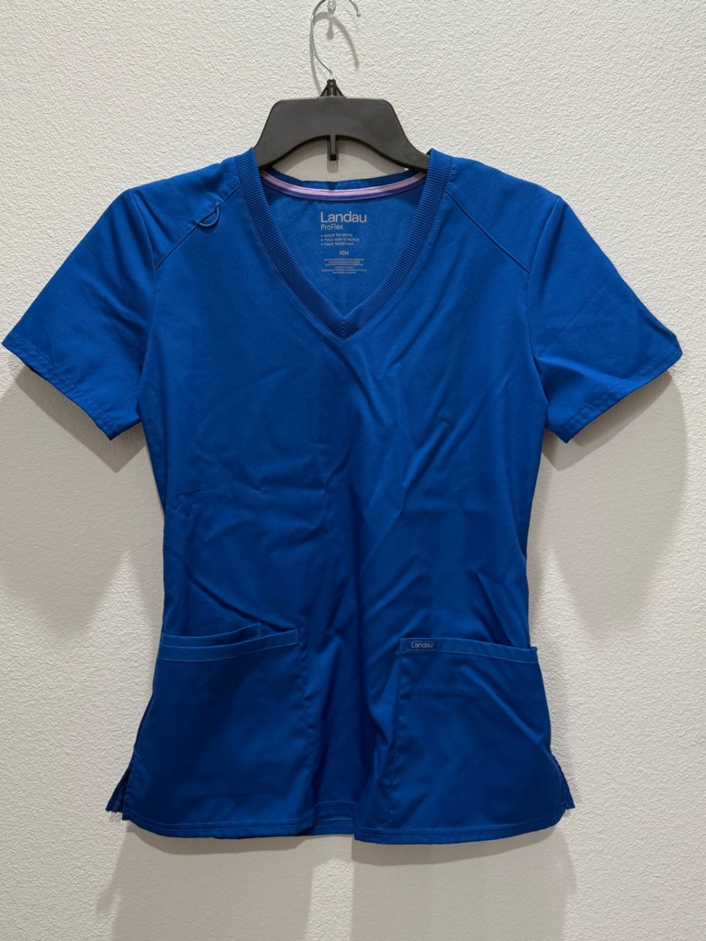 Landau Proflex Royal Blue XS Scrub Top